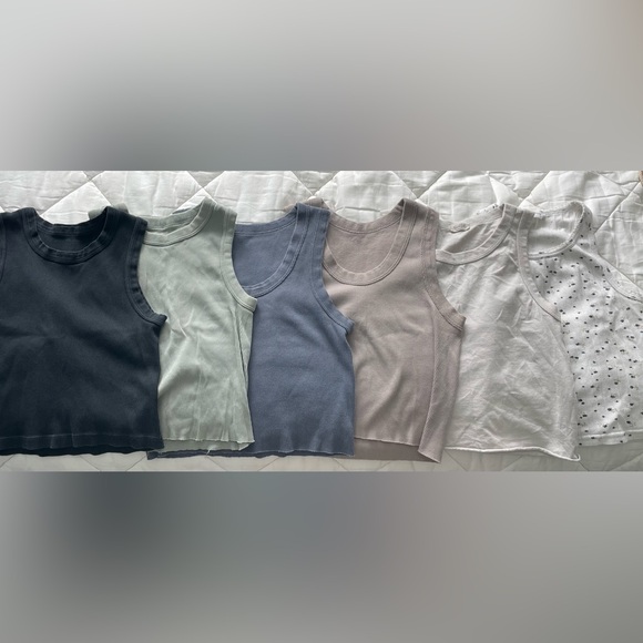 John Galt / Brandy Melville Tank Top Bundle - Picture 1 of 8